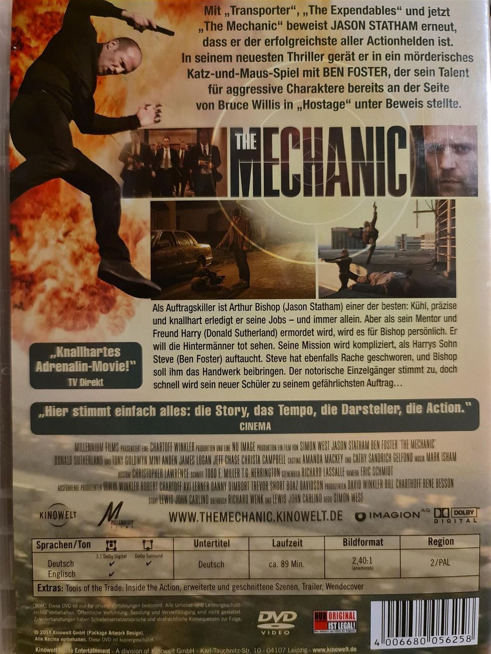 Tutti i DVDs: DVD The mechanic – Usato da Dintikon venduto da Vexi 1