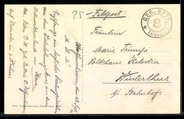 Cartoline postali: Wolfenschiessen, Ortspartie mit Buochser – Usato da Berlin venduto da bartko-reher 1