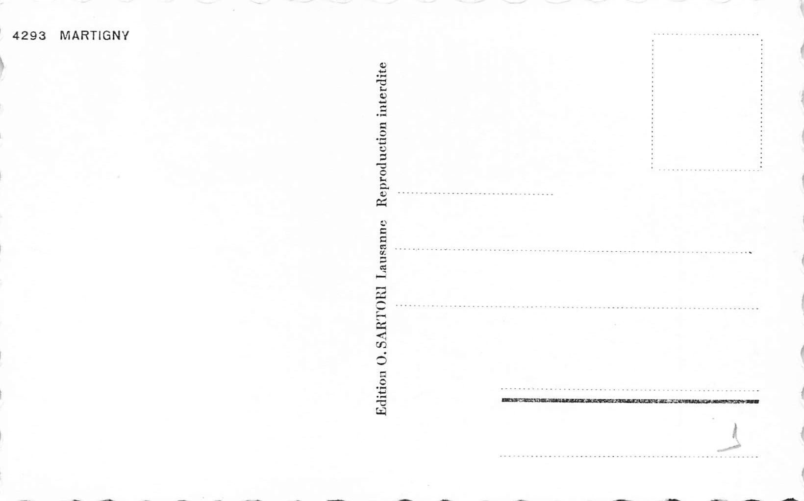 Cartoline postali: Martigny VS Strassenbahn und Allee tram – Usato da Biasca venduto da Blenio71 1