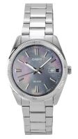 ⌚ Herrenuhr ®CASIO Analog Edelstahl Perlmutt Datum 5 ATM NEU