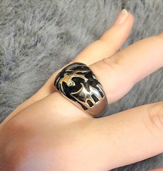 Ringe: Rhomberg Ring Edelstahl – Neu (gemäss Beschreibung) aus Eschlikon TG von Spitzmuus 1