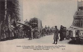 Soldat Inconnu Coeur de Gambetta Arc de Triomphe 11 Nov 1920