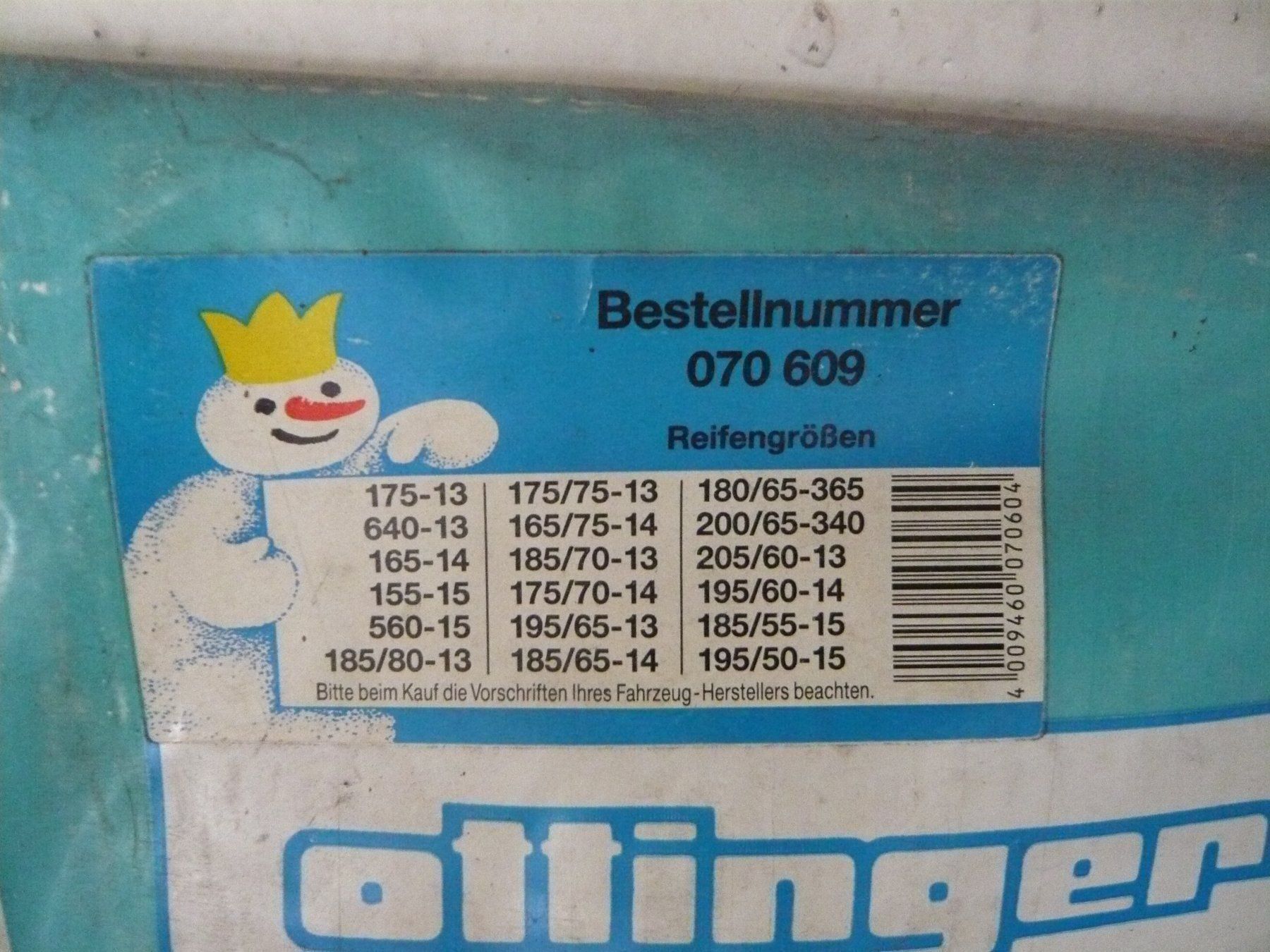 Catene da neve: Schneeketten Ottinger Clou neu – Nuovo e nell'imballaggio originale da Bülach venduto da Hakenbusch 1
