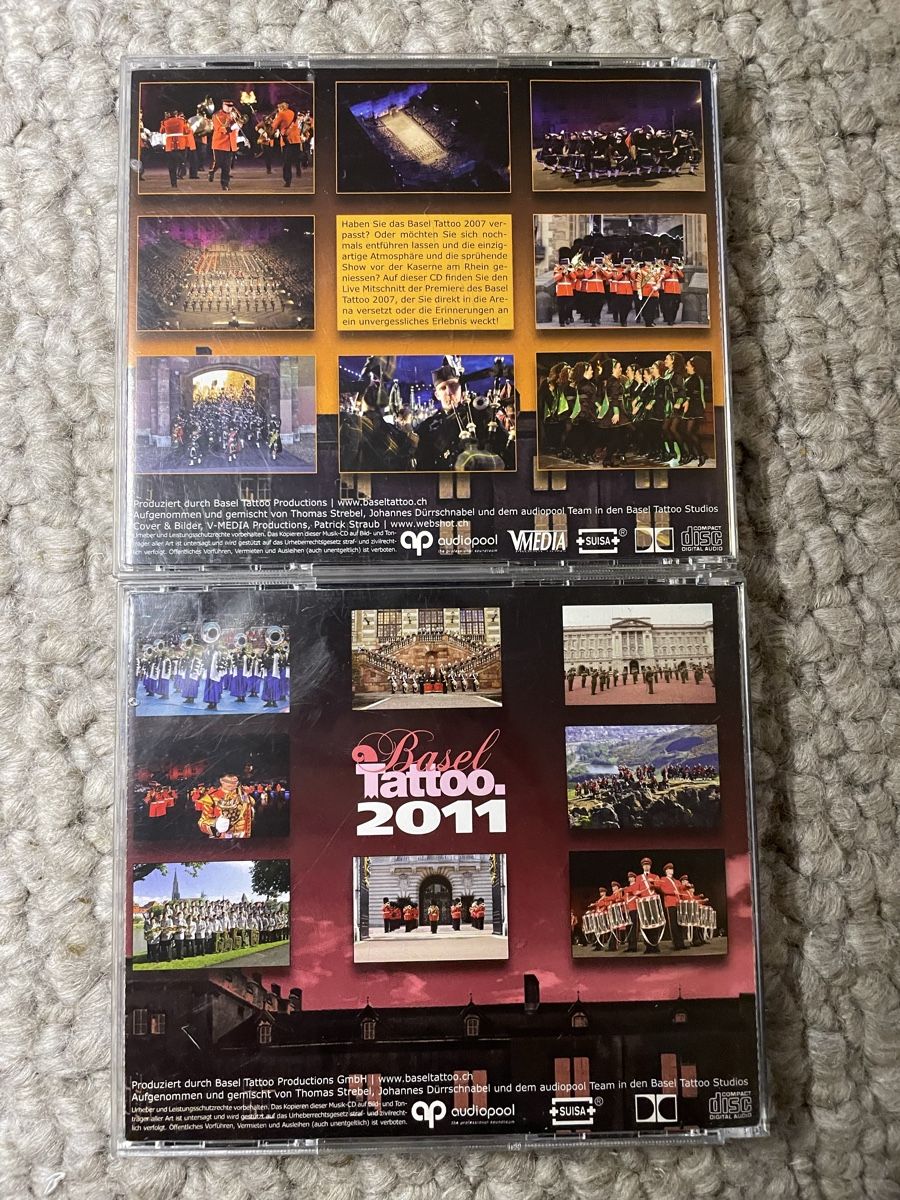 CDs: 2x Basel Tattoo (2007+2011) – Neu (gemäss Beschreibung) aus Reinach AG von trigger7811 2