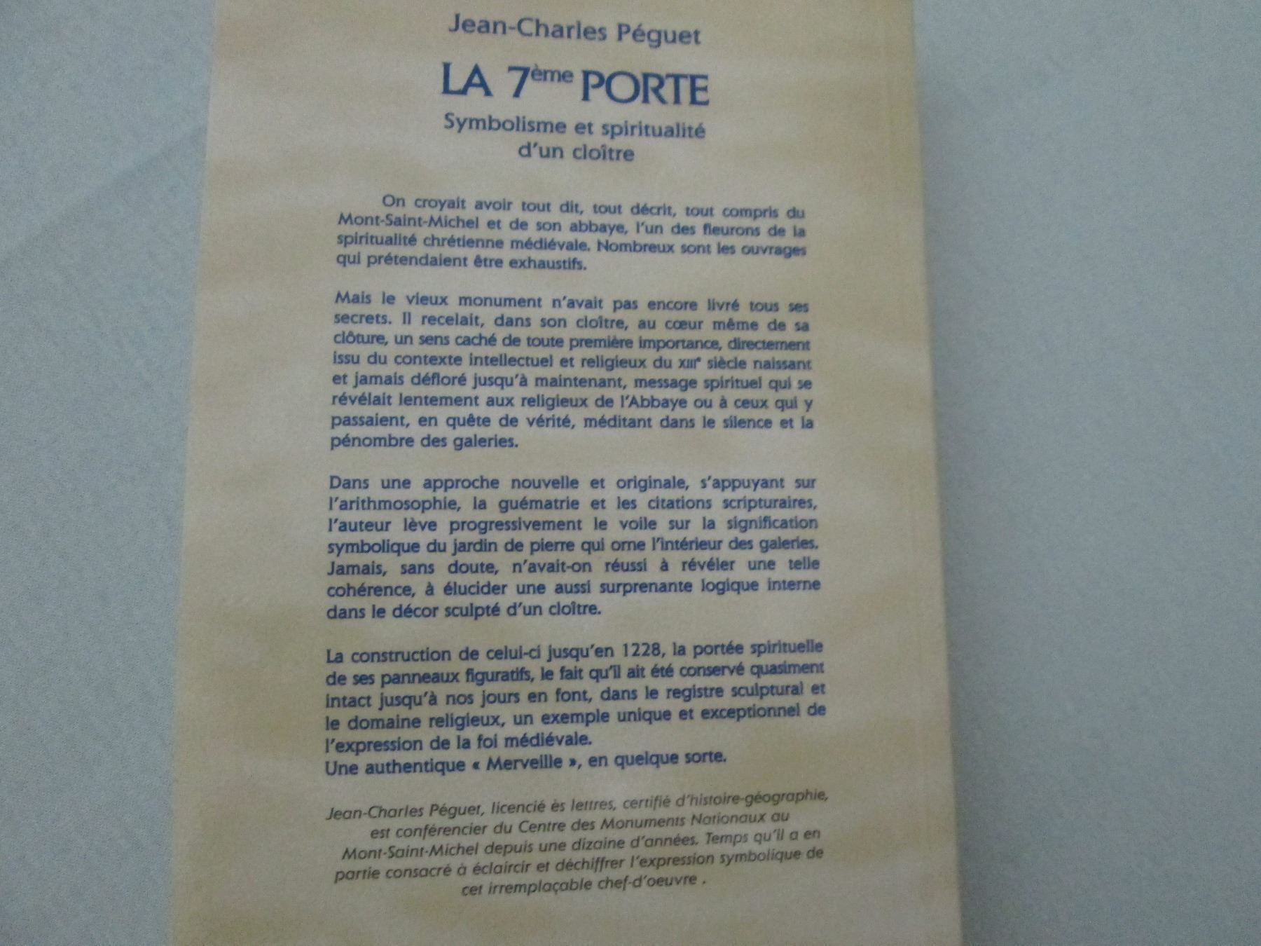 Libri: La 7ème porte – Usato da Neuchâtel venduto da Dualseele 9
