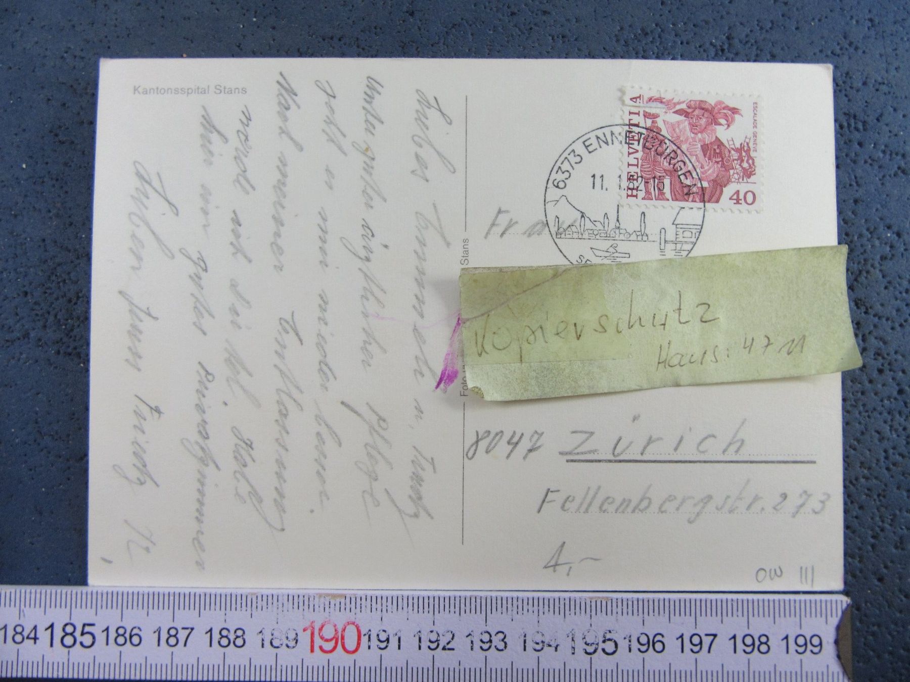 Cartes postales: STANS KANTONSSPITAL ONW AK – D'occasion à Ettingen par Hausi4711 1