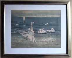 Nanette Genoud Lithographie signiert und nummeriert