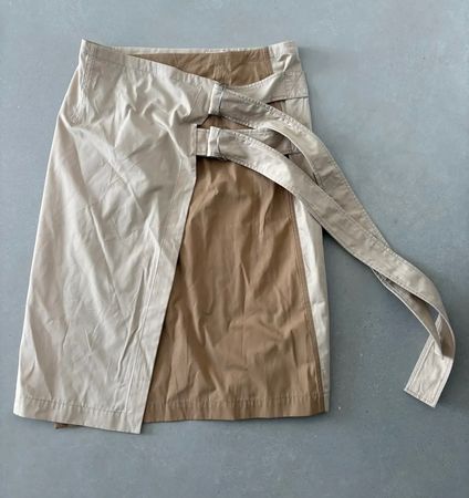 Acne Studios Wickelrock, Gr. 40, beige