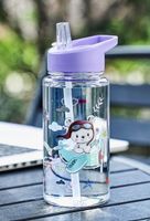 2x Trinkflasche-Kinder-Auslaufsicher 500ml-FlipTop