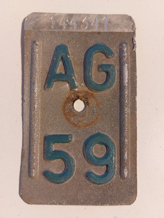 ID Plate Miele-werke A -G Gütersloh - Oldtimer Garage