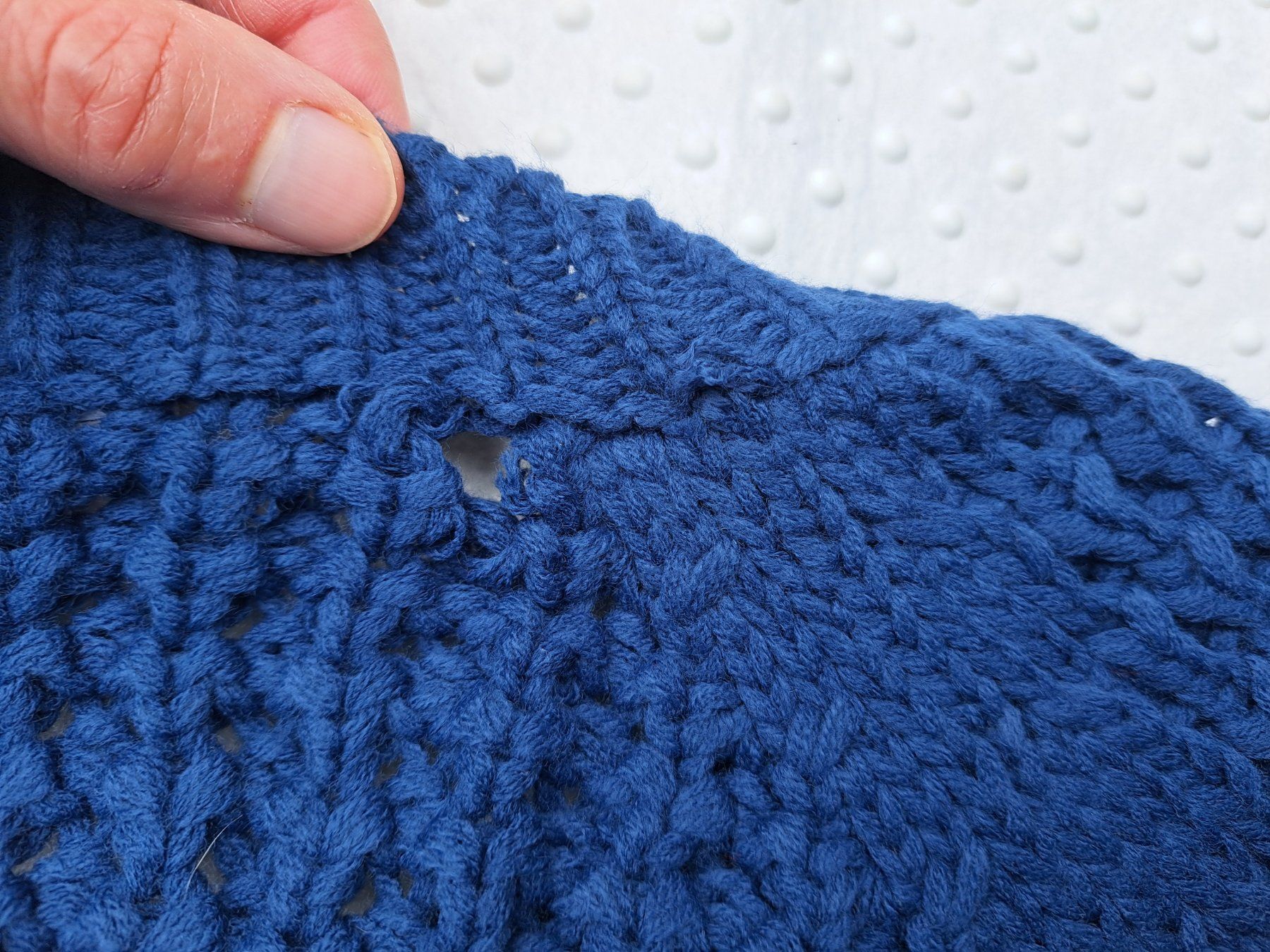 Pulls & Sweat-shirts: Schöner Blauer Strickpullover Gr. M Polyacryl – Défectueux à Gysenstein par joshuas81 6