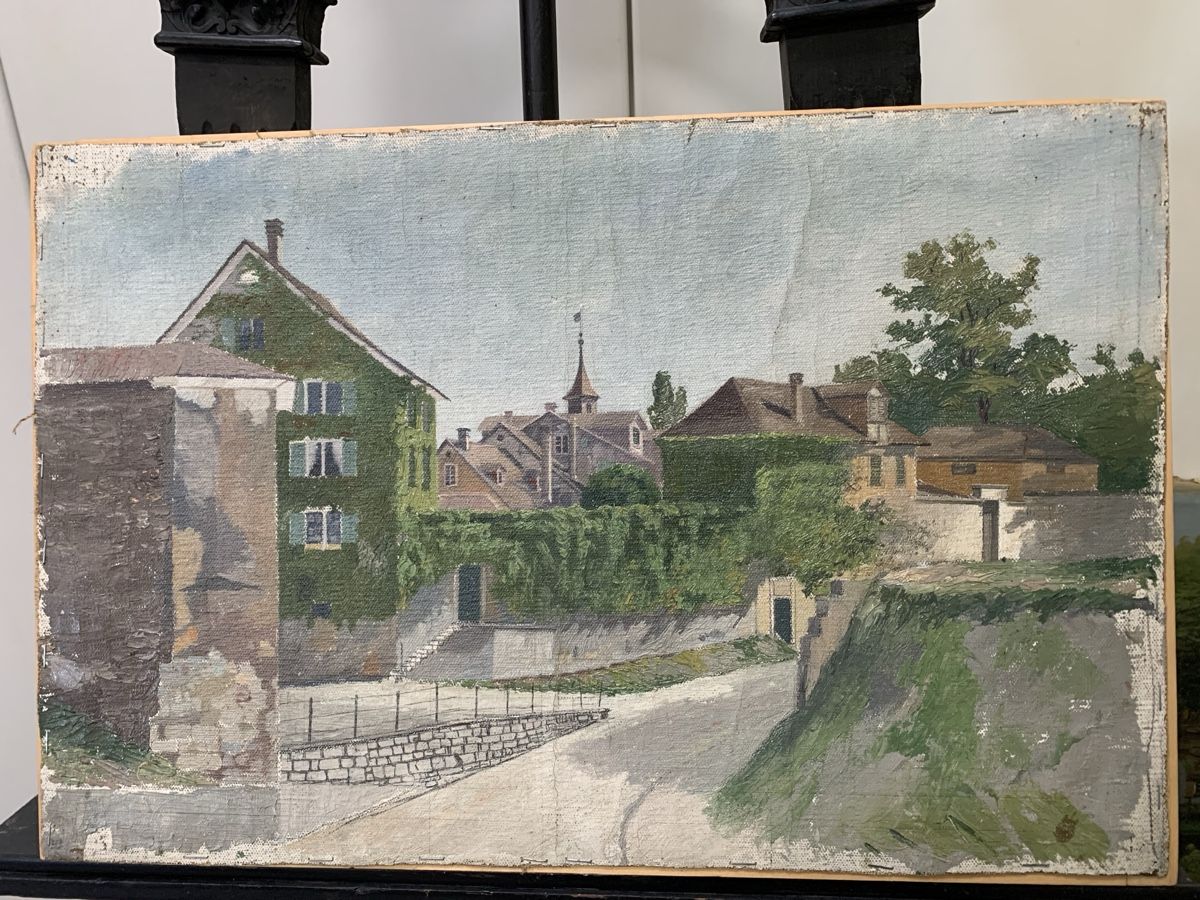 Dipinti: Antikes Gemälde ca 1910-1920 – Usato da Wolfhalden venduto da SecondAntique 1