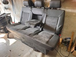 VW T5 Multivan 3er Sitz-/Liegebank Leder/Alcantara – N7K