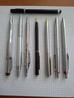 Konvolut 7 Kugelschreiber diverse Modelle gebraucht