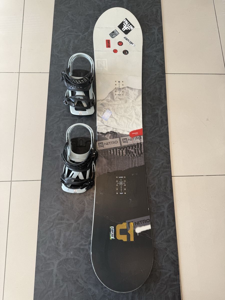 Snowboard Nitro Boards: Beginner Snowboard Kit Nitro + Burton – Gebraucht aus Genthod von 300_29nf