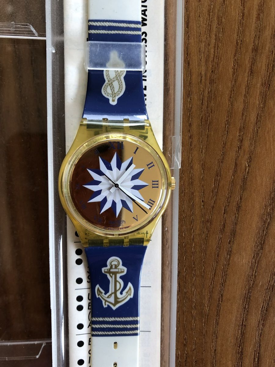 Swatch Orologi: Swatch Uhr Blue Anchorage – Usato da Aesch BL venduto da comven 1