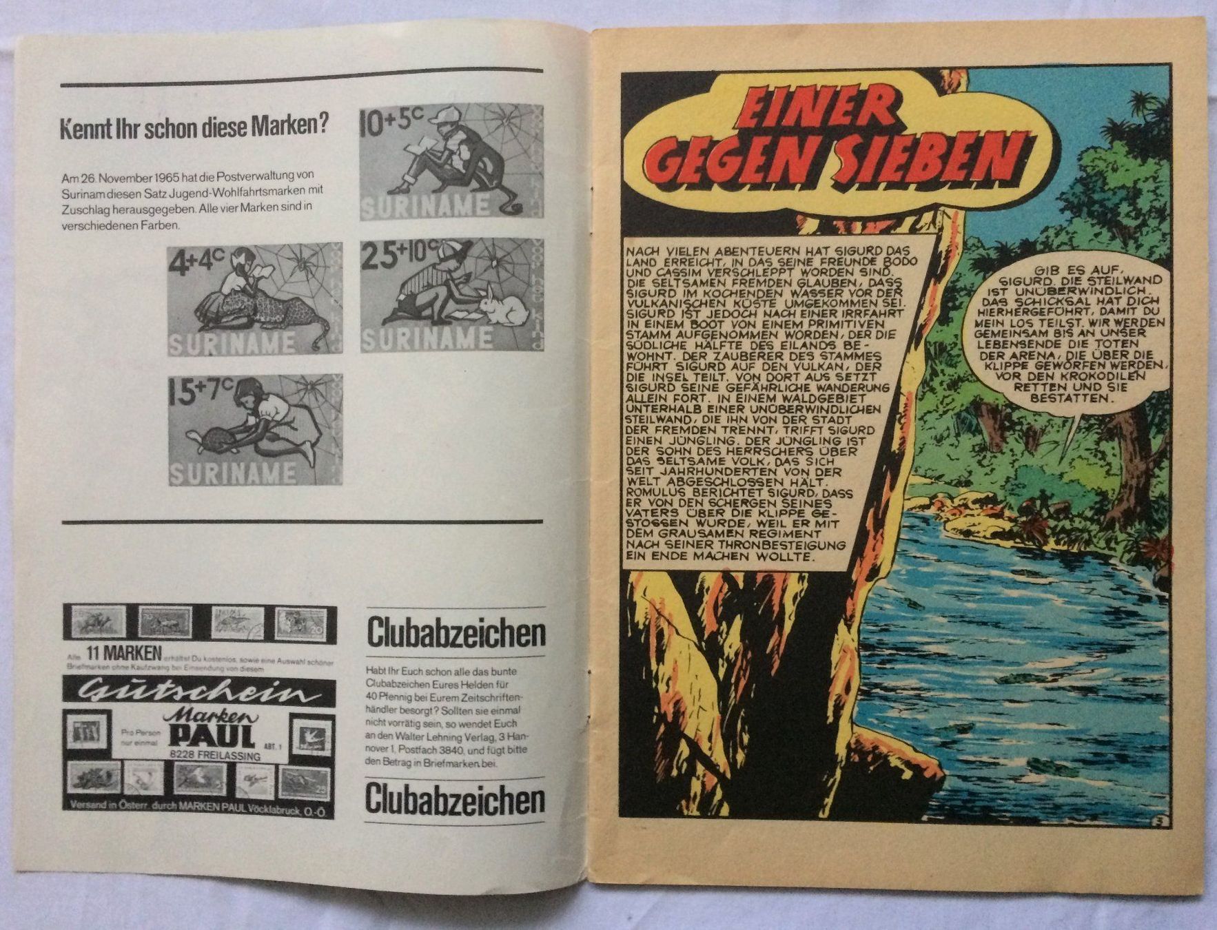 Fumetti: SIGURD - DER RITTERLICHE HELD - Nr.197 – Usato da Schaffhausen venduto da durruti 2