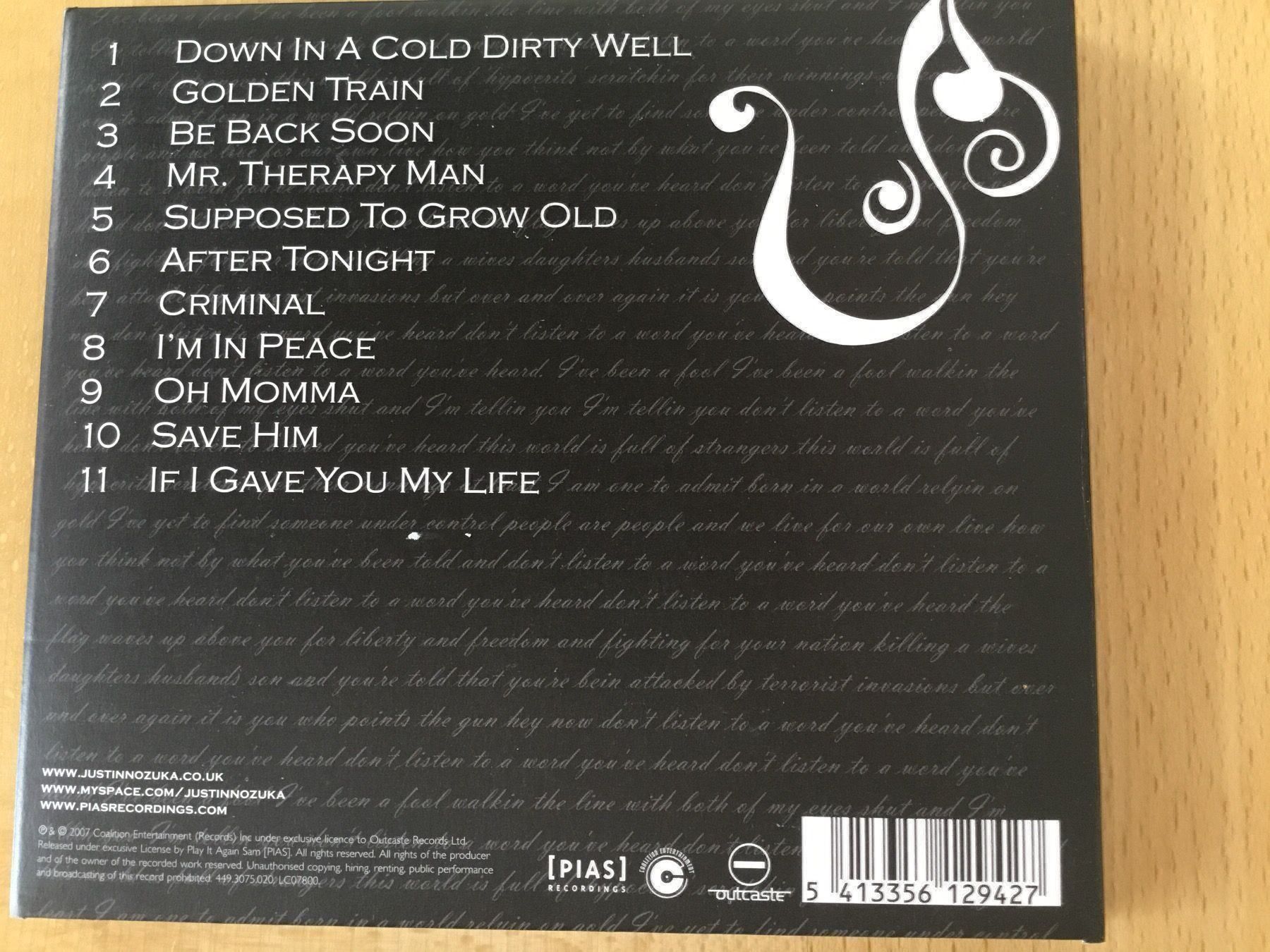 CD: Justin Nozuka - Holly – Usato da Rüti ZH venduto da alumedien 1