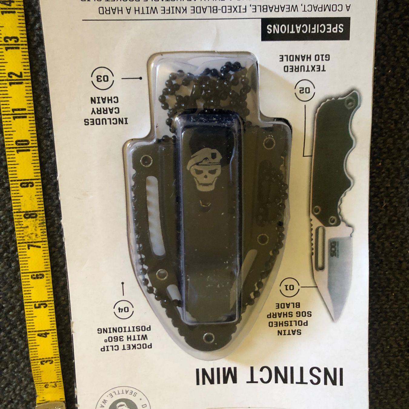 Accessori: SOG NECK KNIFE  MESSER   NEU – Nuovo e nell'imballaggio originale da basel venduto da Lastcall 2
