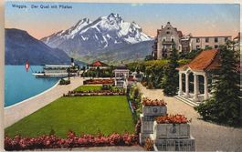 Weggis, Quai, Pilatus