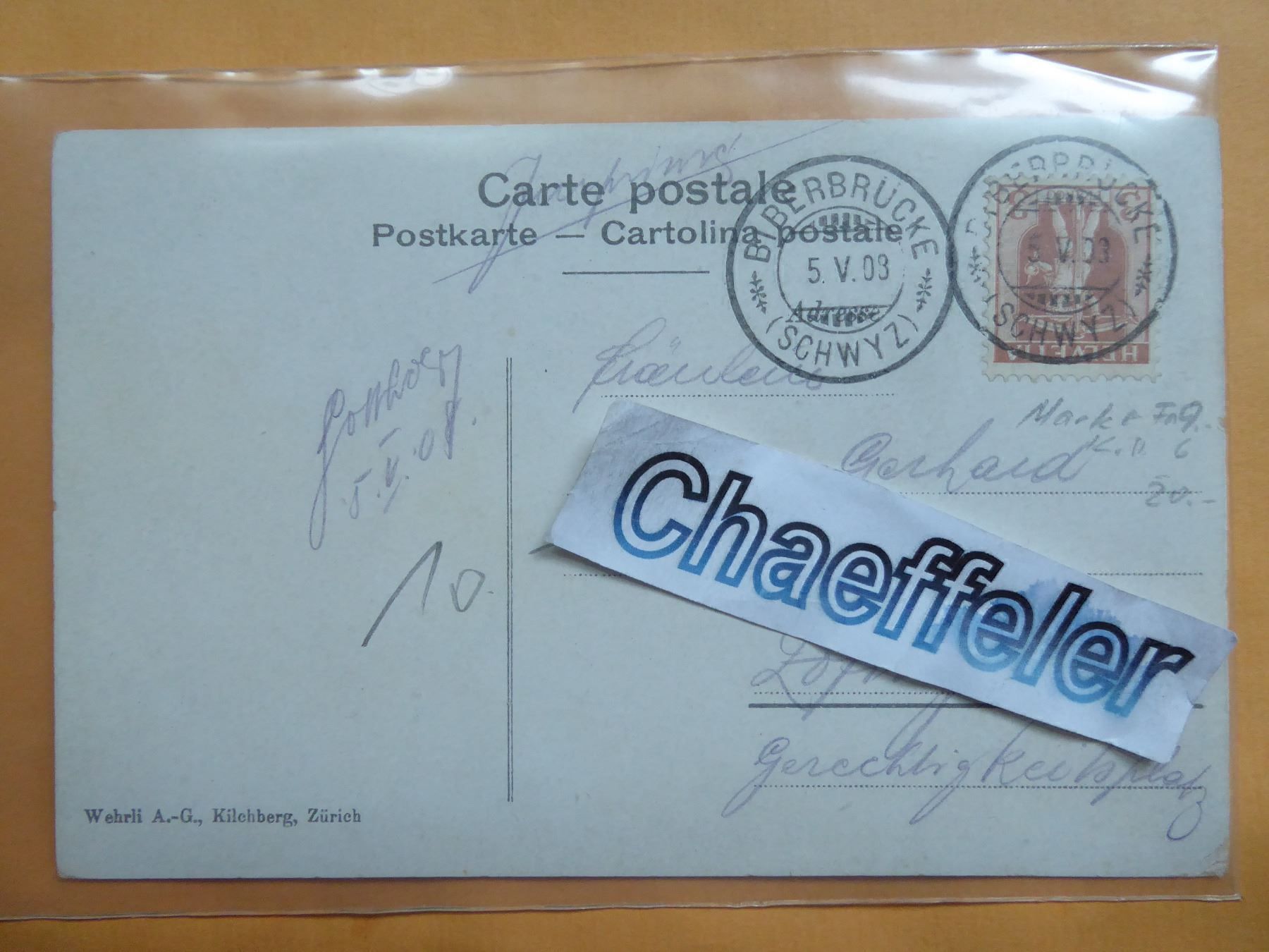 Cartes postales: 1908.    1954 Seelisberg – D'occasion à Zürich par Chaeffeler 1