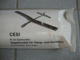 Werkstoffpackung für CESI Segelflugmodell von CES Streil