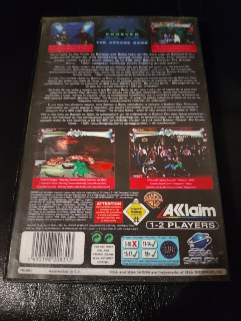 Sega Giochi: Batman Forever Sega Saturn – Usato da Fribourg venduto da PastGame 1