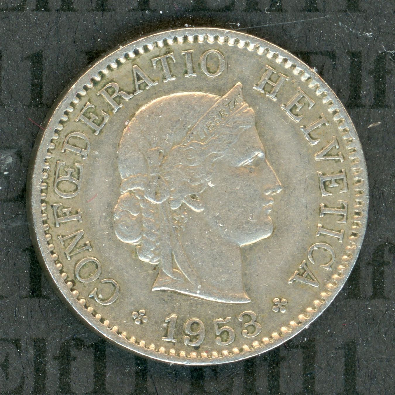 Tutti le monete: CHF___0.05 1953 vz 5 Rappen – Usato da Widnau venduto da Elf11
