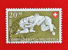 PRO PATRIA 48 SCHWINGEN VOLLSTEMPEL LINTHAL GLARUS 1950