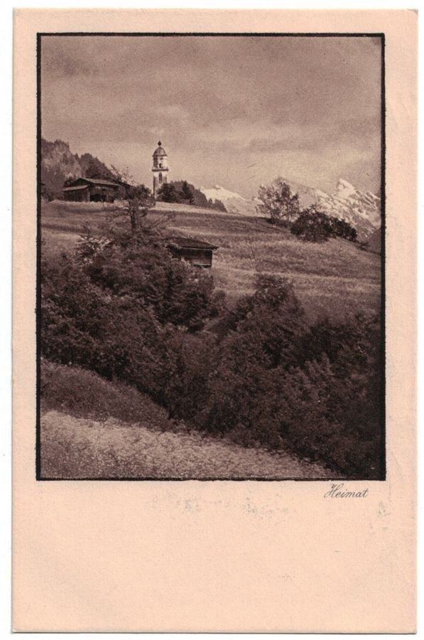 Ansichtskarten: Bergkapelle (Mischol), datiert 1919 – Gebraucht aus Frauenfeld von POML