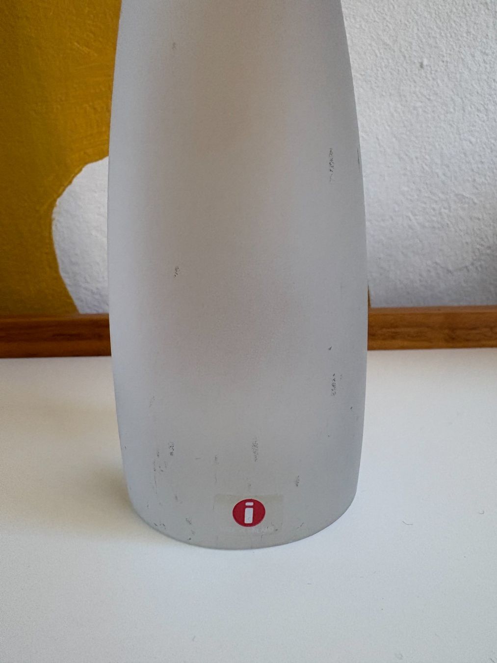 Iittala Portacandele: Iittala "Marcel" Glas Kerzenständer Timo Sarpaneva 41 cm – Usato da Zürich venduto da timeless.tones 1