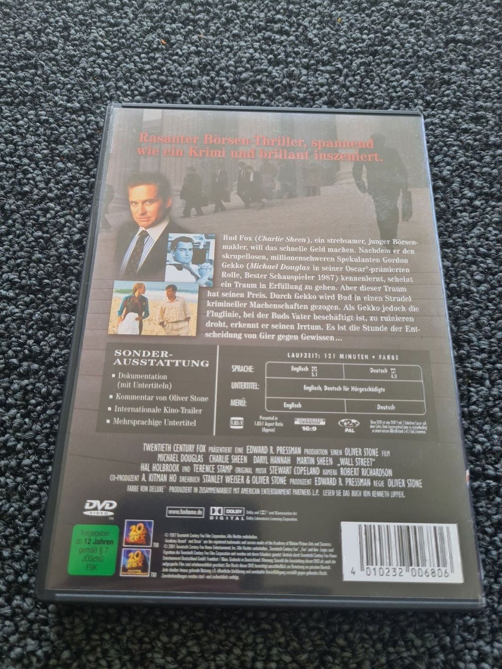 Tutti i DVDs: WALL STREET(8142) – Usato da Ruswil venduto da Ruck.Zuck. 1