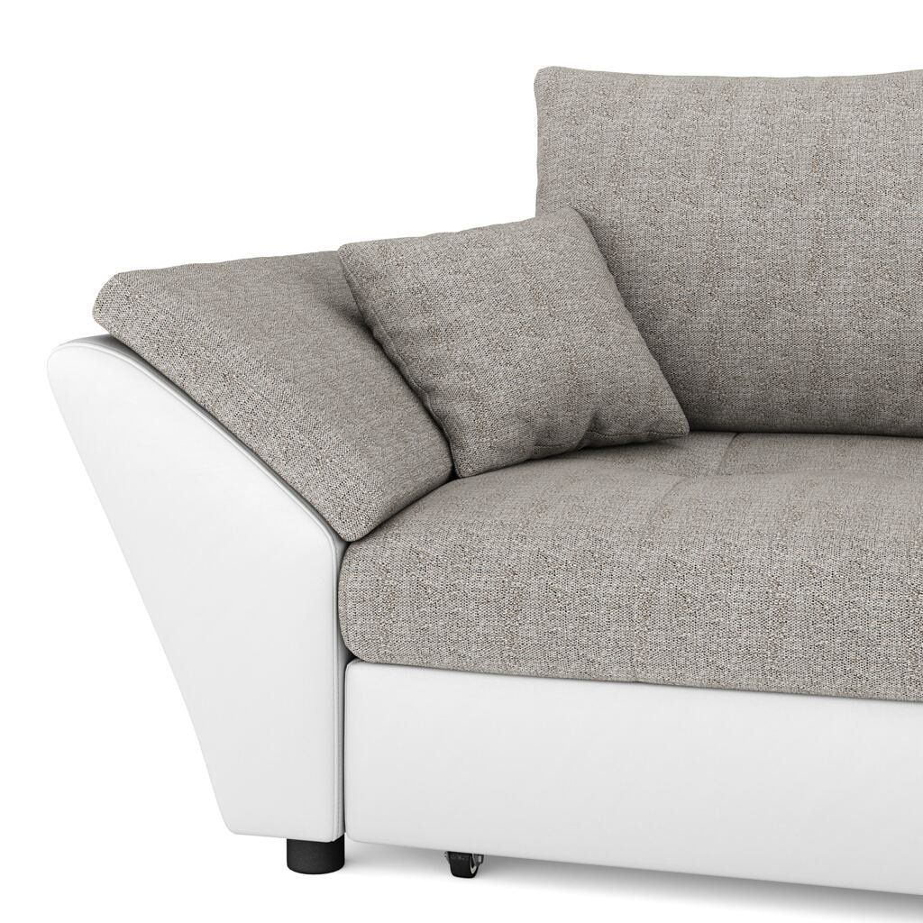 Divani: Ecksofa CAESAR weiss grau - Gratis Versand – Usato da Kleinwangen venduto da Maluwa_GmbH 3