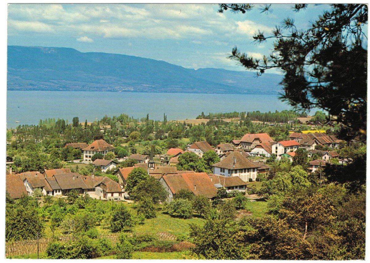 Cartoline postali: AK Cheyres 1983 – Usato da Zürich venduto da Tolima194