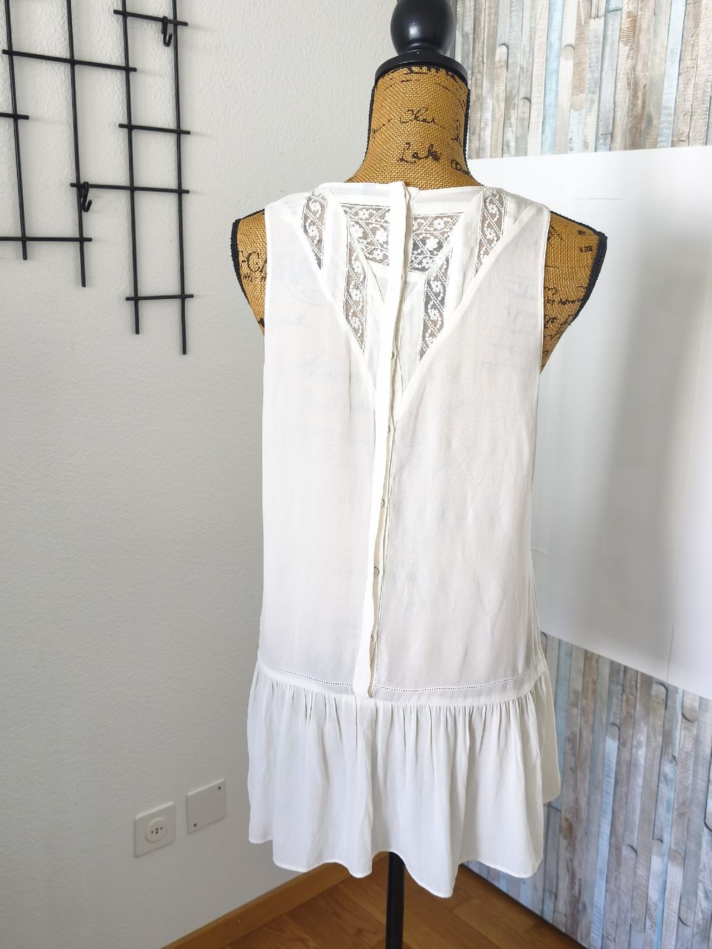 Zara Top: Zara Basic Damen Top weiss Grösse M Spitze – Nuovo (secondo la descrizione) da KRIENS venduto da Franzy_Blond10 2