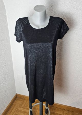 schwarzes Kleid glänzend - super Chic Gr. S H&M