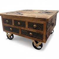  Couchtisch Industrial | Handveredelt | Upcycling Unikat