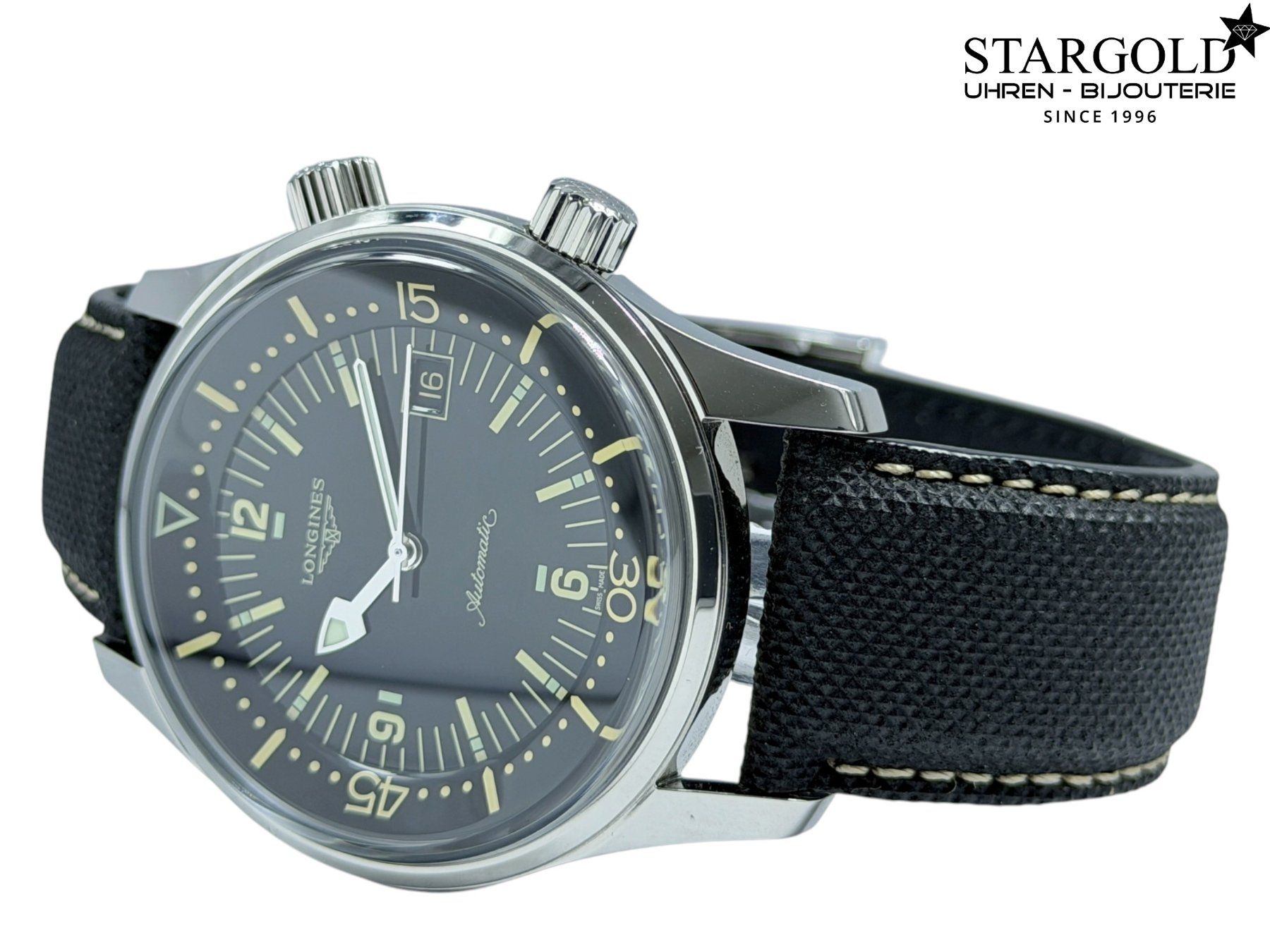 Longines Montres: Longines Legend Diver - L3.774.4.50.0 – D'occasion à Zürich par Stargold-Uhren 1