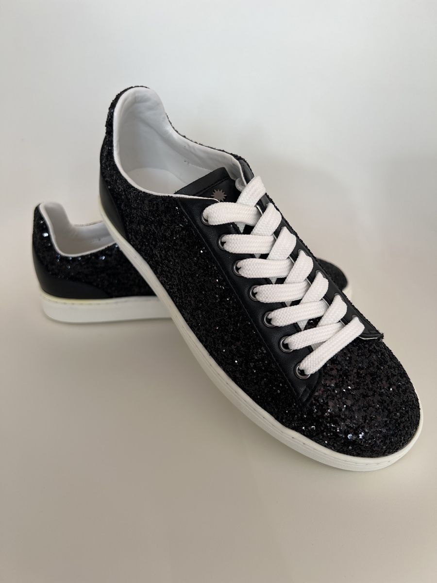 Stuart Weitzman Scarpe da donna: Stuart Weitzman Sneaker mit Glitzer, Grösse 37, Neu! – Nuovo e nell'imballaggio originale da Bergdietikon venduto da pinkerton13 6