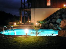 Poolfolie 8-Form blau 0.8mm (5.4m x 3.5m x 1.2m)
