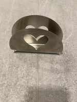 Servietteständer Metall Herzdesign