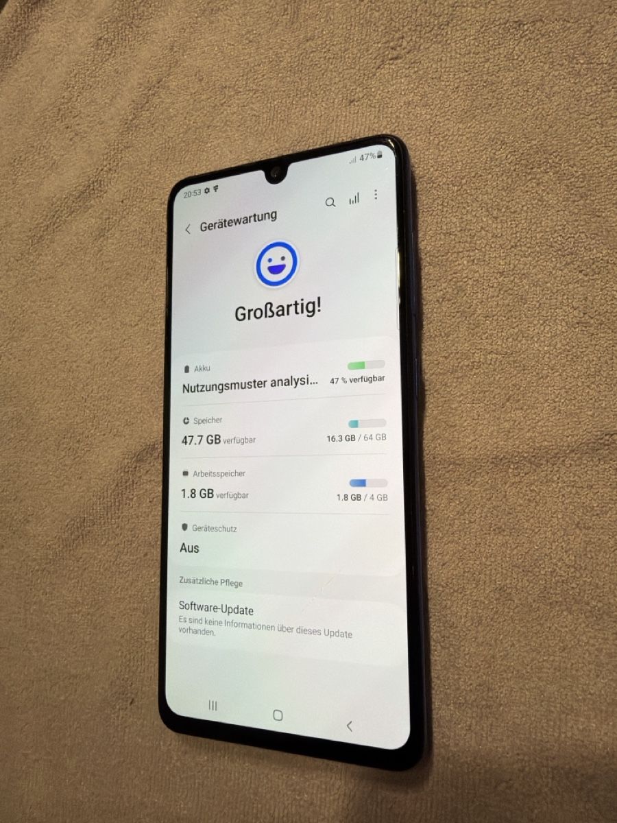 Samsung Handys / Smartphones: Samsung A41 / Dunkelblau / 64Gb – Gebraucht aus Arbon von BaX_94 2