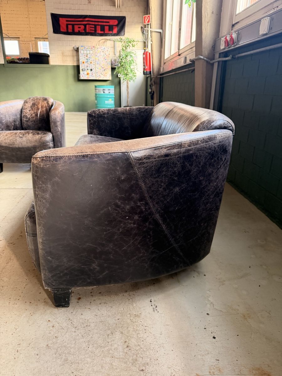 Sofas: Ledersofa braun gebraucht – D'occasion à Kaisten par Nieszner01 5
