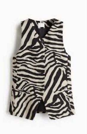 H&M Weste Zebra