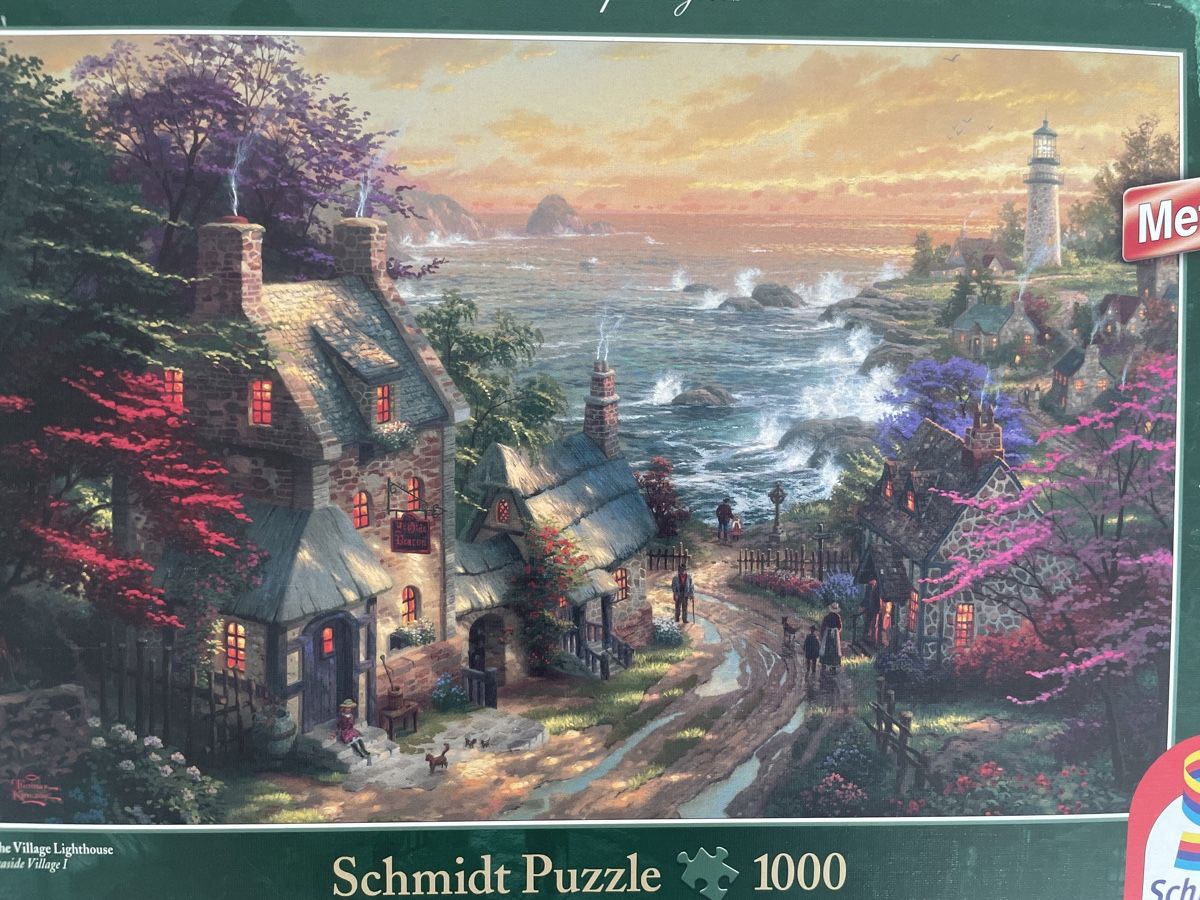 Puzzles: Kinkade Puzzle 1000 Teile, Metallic Edition – Gebraucht aus Neuhausen von kak_5bnw 1