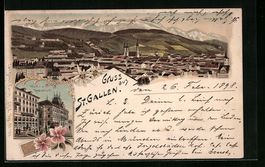 Litho St. Gallen, Walhalla Restaurant, P