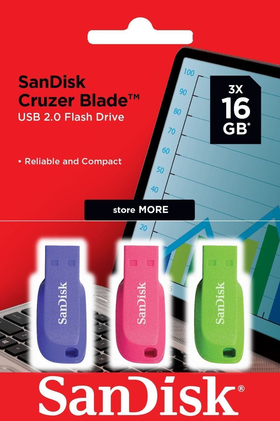 Sandisk USB Sticks: Sandisk Cruzer Blade 16GB Triple Pack – Neu und originalverpackt aus Niederurnen von mowgli_1963 1