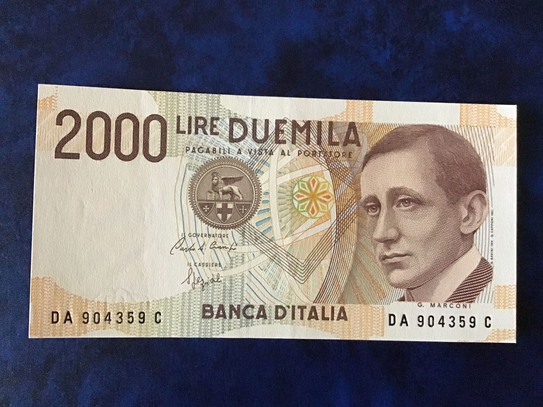 Banconote: Italien 2´000 Lire, 1990 – Nuovo (secondo la descrizione) da Urtenen-Schönbühl venduto da absolut08
