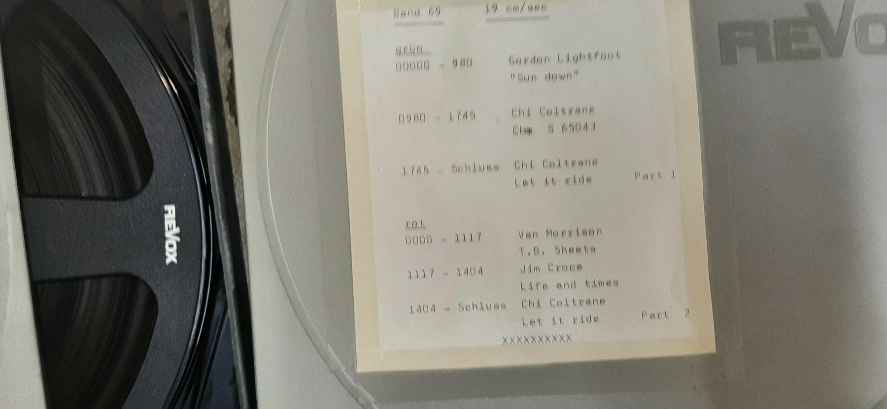 Revox Apparecchi a nastro: Revox Bänder Diverse Musik – Usato da kriens venduto da willistuder 5
