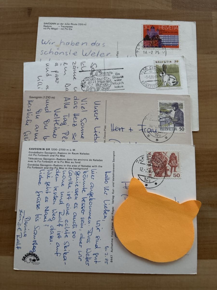 Cartoline postali: AK von Savognin – Usato da Rümlang venduto da Kartenpost1 1